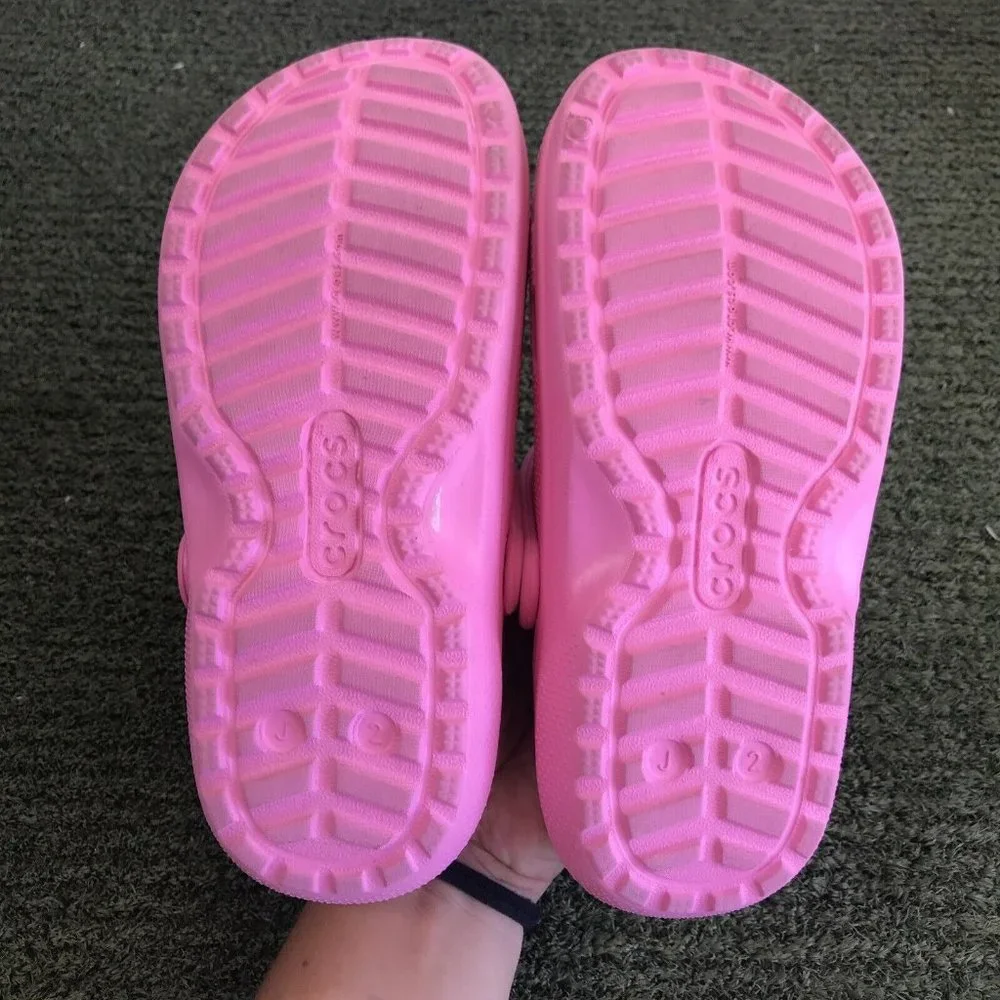 Crocs Kids' Classic Lined Clogs | Kids' Slippers | Fuzzy Slippers Size 2Y